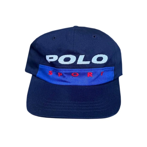 Vintage Polo Sport Ralph Lauren Pepsi Hat - Picture 1 of 3